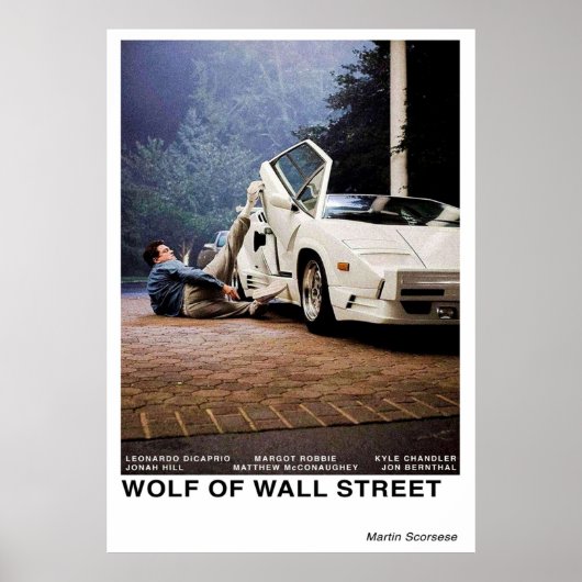Wolf of Wall Street Poster (Voorkant)