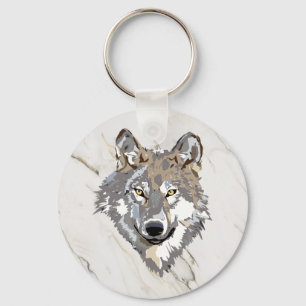 Wolf On Marged Sleutelhanger