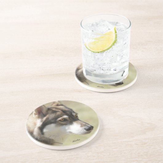 Wolf Onderzetter (Zijkant)