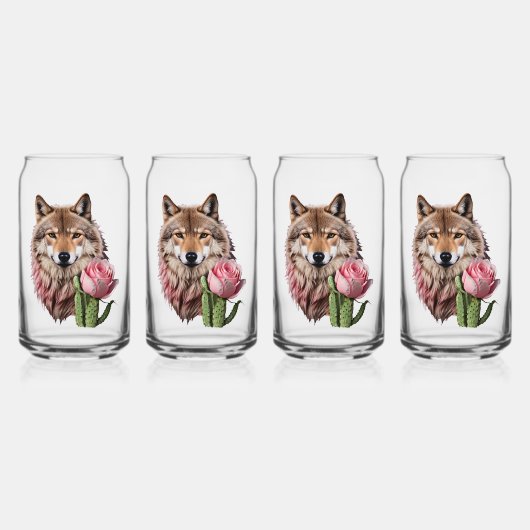 Wolf One Blikvorm Glas (Voorkant)