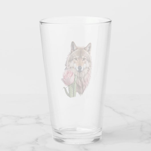 Wolf One Glas (Achterkant)