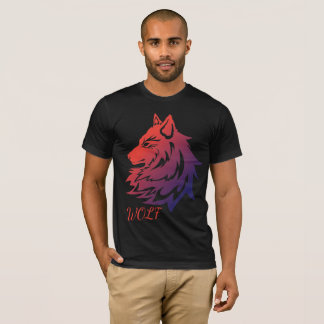 wolf ontwerp T-shirt
