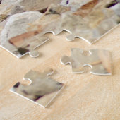 Wolf op de Rocks Legpuzzel (Zijkant)