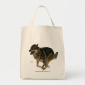 Wolf Organic Grocery Tas (Voorkant)