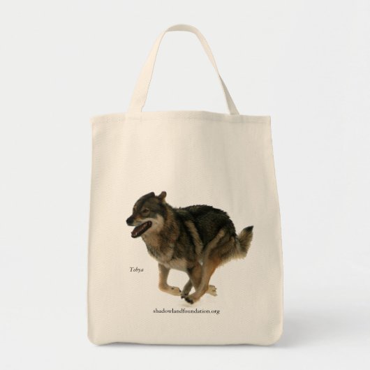 Wolf Organic Grocery Tas (Voorkant)