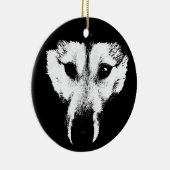 Wolf Ornament Wolf Dog Keepomwille Dog Gifts (Rechts)