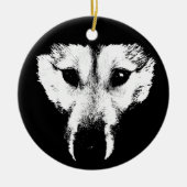 Wolf Ornament Wolf Dog Keepomwille Dog Gifts (Voorkant)