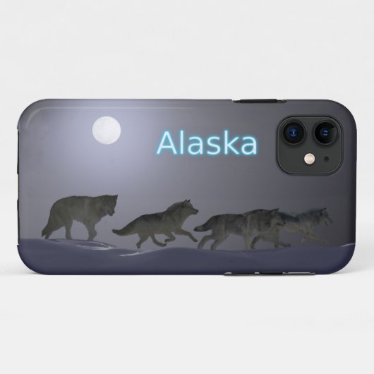 Wolf Pack - Alaska Case-Mate iPhone Case (Achterkant (horizontaal))