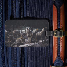 Wolf Pack Bagagelabel