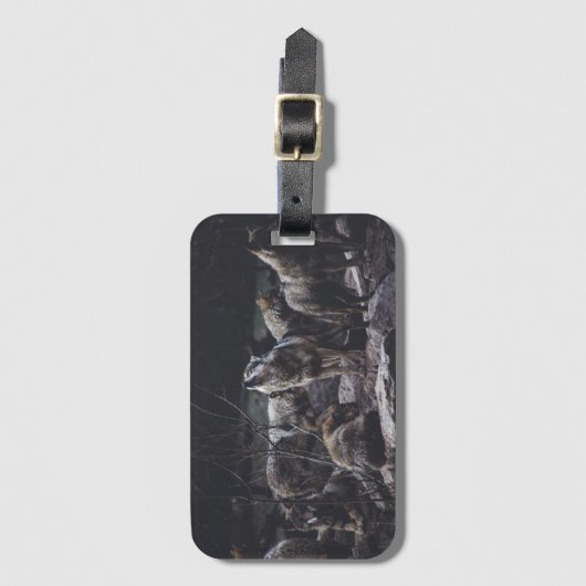 Wolf Pack Bagagelabel (Voorkant (verticaal))