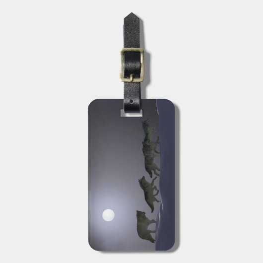 Wolf Pack Bagagelabel (Voorkant verticaal)