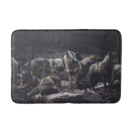Wolf Pack Bath Mat