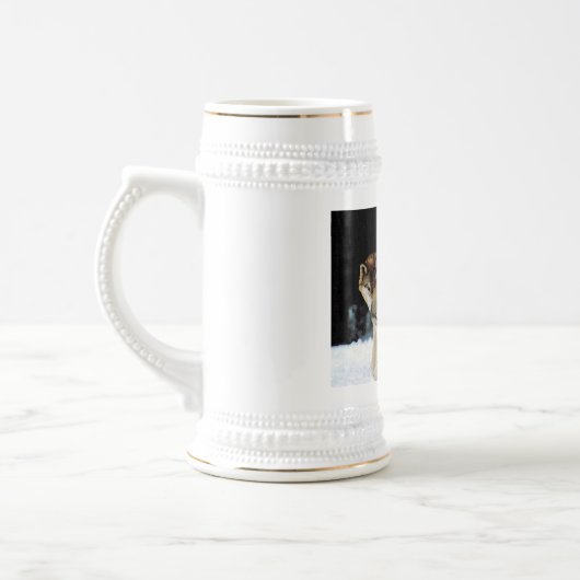 Wolf pack bier stien bierpul (Links)