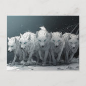Wolf Pack Briefkaart (Voorkant)