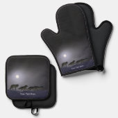 Wolf Pack - Briljante Nacht Ovenwant & Pannenlap Set (Voorkant / Achterkant)