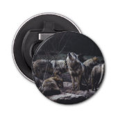 Wolf Pack Button Flesopener (Voorkant)