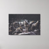 Wolf Pack Canvas Afdruk (Voorkant)