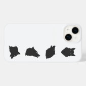 Wolf Pack Case-Mate iPhone Case (Achterkant (horizontaal))