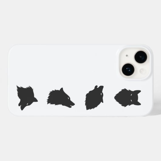 Wolf Pack Case-Mate iPhone Case (Achterkant (horizontaal))