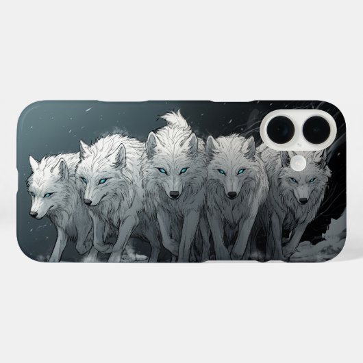 Wolf Pack Case-Mate iPhone Case (Achterkant (horizontaal))