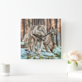 WOLF PACK DAWN RAIDERS VIERKANTE KLOK (Huis)