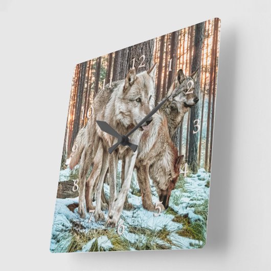 WOLF PACK DAWN RAIDERS VIERKANTE KLOK (Hoek)