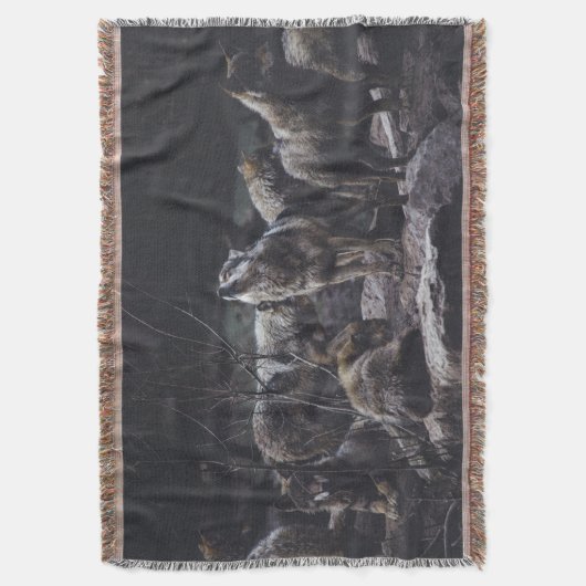 Wolf Pack Deken (Voorkant Verticaal)