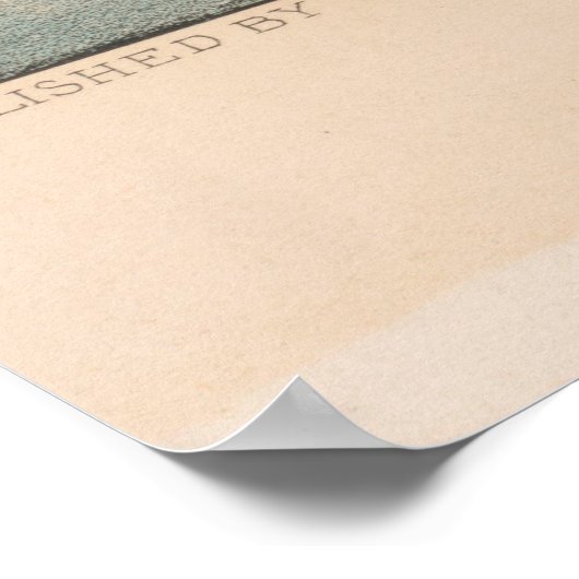  Wolf Pack die een losse illustratie jaagt Poster (Hoek)