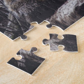 Wolf Pack Forest Gray Wolves Animals Natuur Uitzic Legpuzzel (Zijkant)