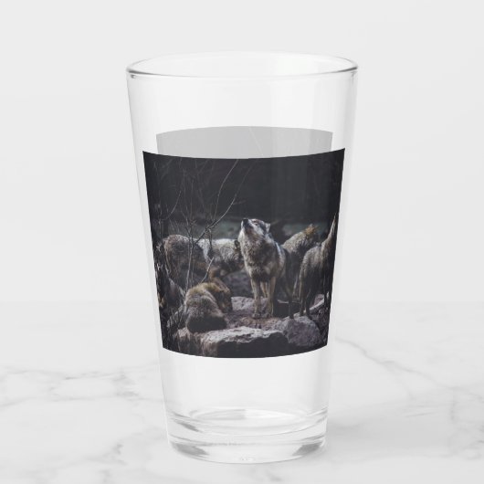 Wolf Pack Glas (Achterkant)