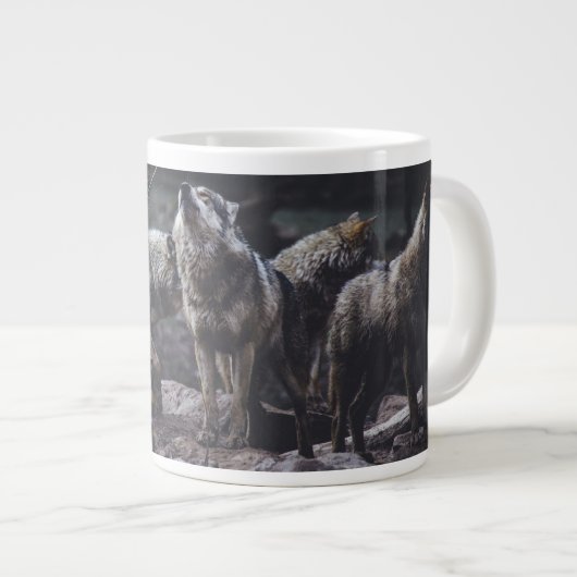 Wolf Pack Grote Koffiekop (Voorkant rechts)