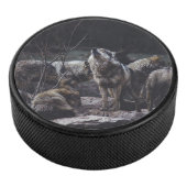 Wolf Pack Hockey Puck (3/4)