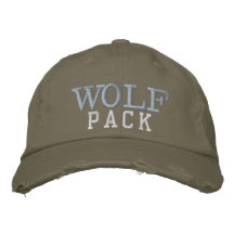 " Wolf Pack " Hoed door Approachable Wolf voor HER