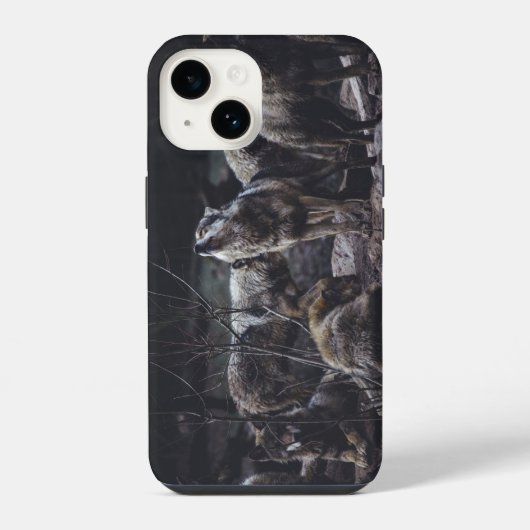 Wolf Pack iPhone 14 Hoesje (Achterkant)