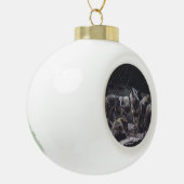 Wolf Pack Keramische Bal Ornament (Links)