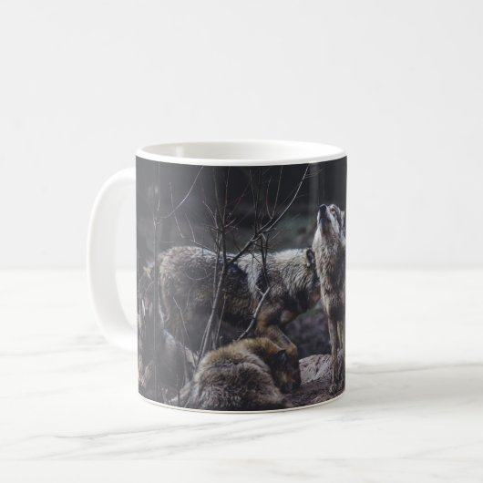 Wolf Pack Koffiemok (Voorkant links)