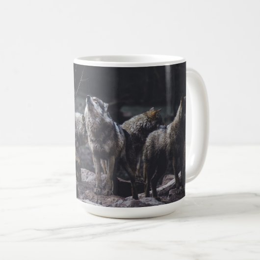 Wolf Pack Koffiemok (Voorkant rechts)