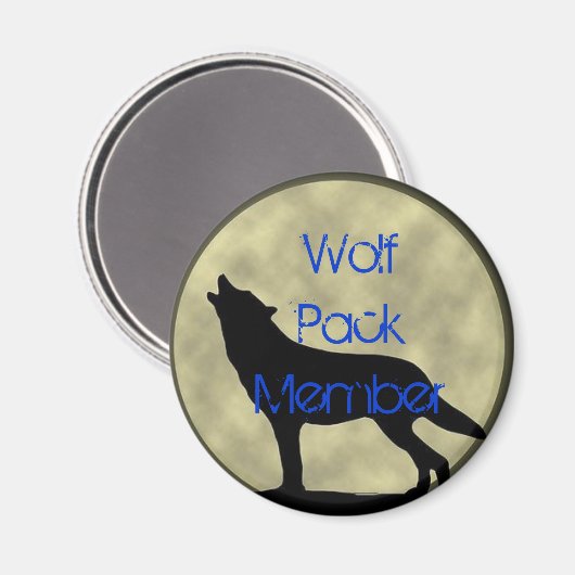 Wolf Pack ledenmagneet Magneet (Voorkant / Achterkant)