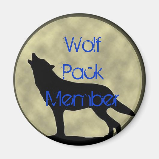 Wolf Pack ledenmagneet Magneet (Voorkant)