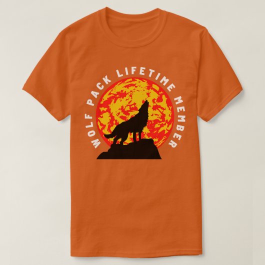 Wolf Pack levenslange lidmaatschap 15 T-shirt (Design voorkant)