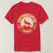 Wolf Pack levenslange lidmaatschap 38 T-shirt (Design voorkant)