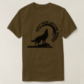 Wolf Pack levenslange lidmaatschap 7 T-shirt (Design voorkant)