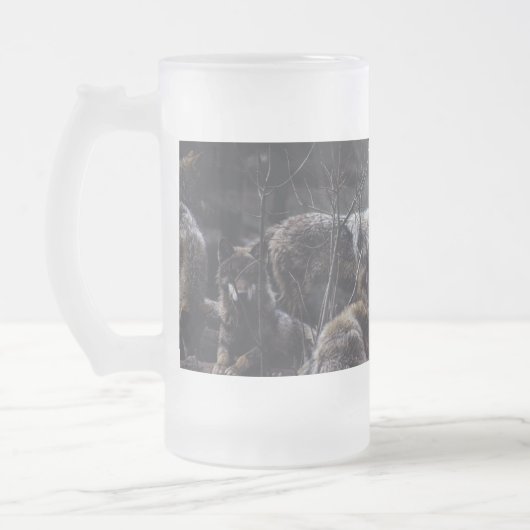 Wolf Pack Matglas Bierpul (Links)