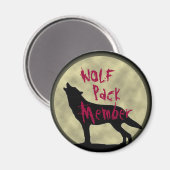 Wolf Pack Member Magnet (Voorkant / Achterkant)