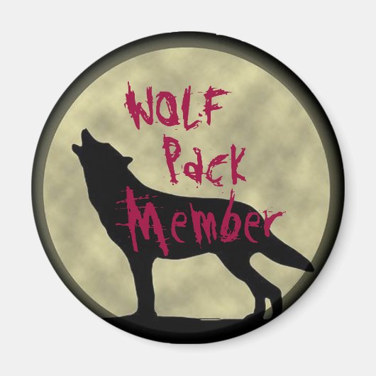Wolf Pack Member Magnet (Voorkant)