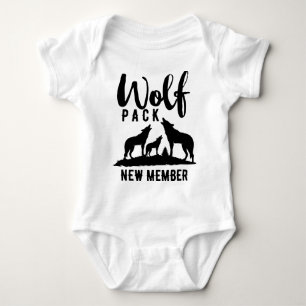 Wolf Pack New Member Tribal Kind Baby Shirt