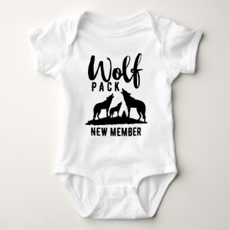 Wolf Pack New Member Tribal Kind Baby Shirt