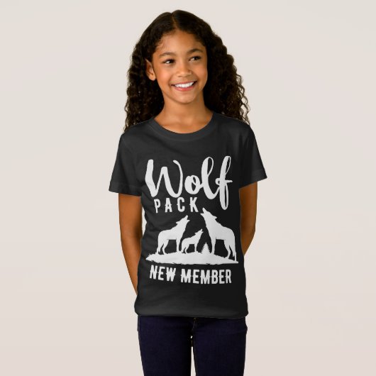 Wolf Pack New Member Wilderness Graphic T-shirt (Voorkant volledig)