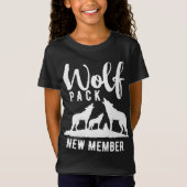 Wolf Pack New Member Wilderness Graphic T-shirt (Voorkant)