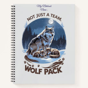 Wolf Pack - Niet alleen een team, een gezin onder  Notitieboek